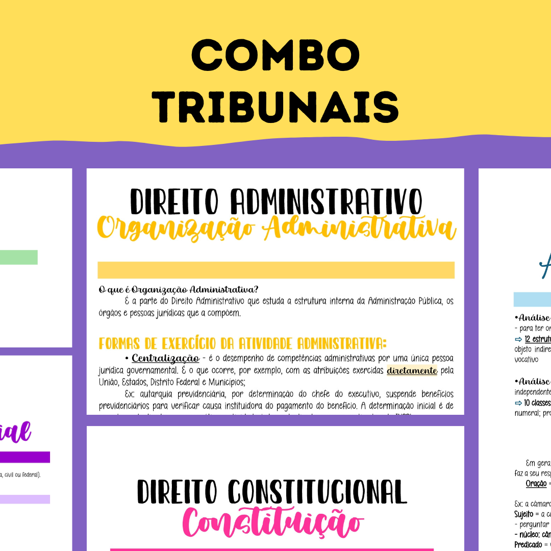 Combo Carreiras Jurídicas